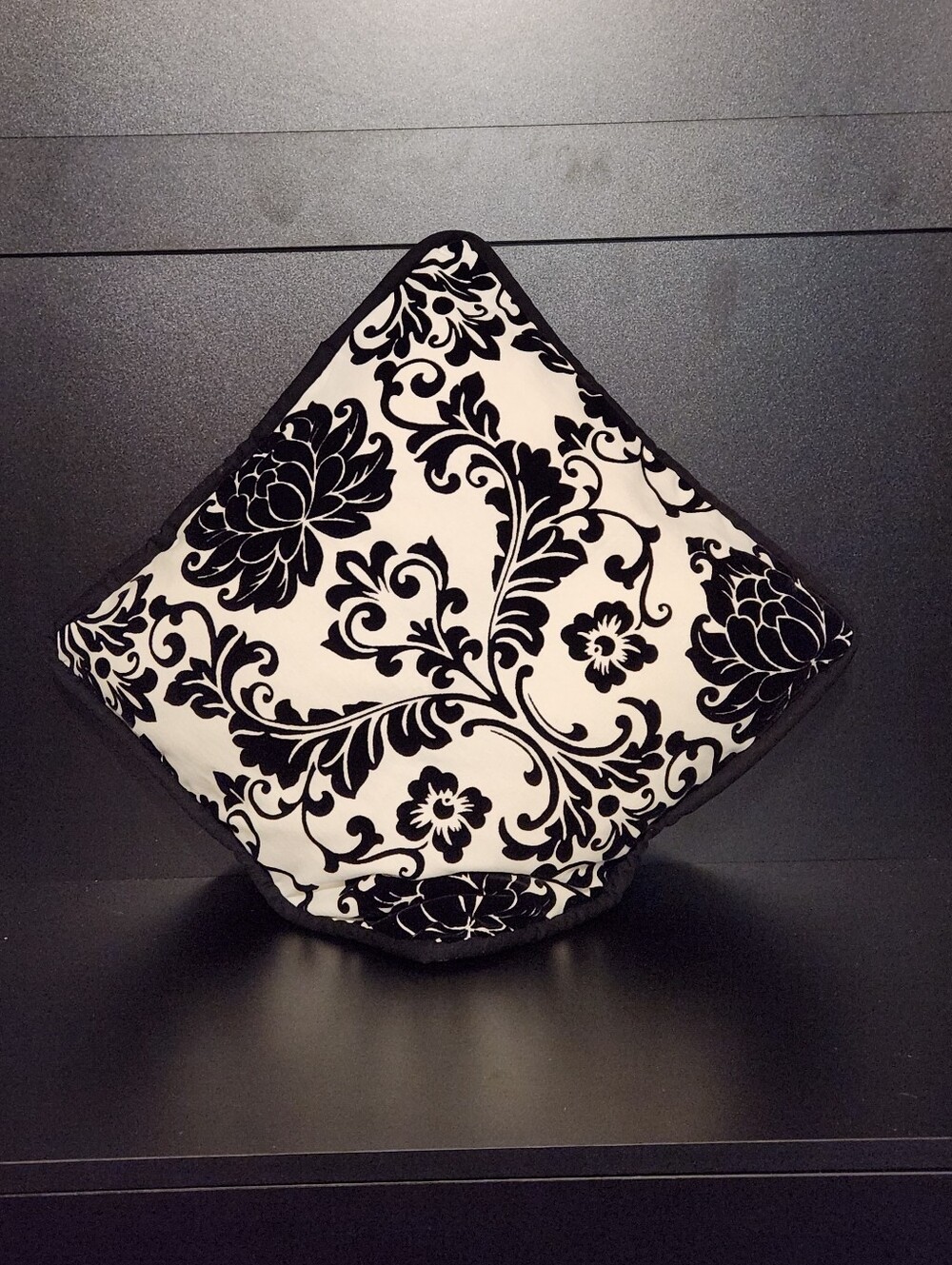 1 Piece Accent Pillow- Black & White - Picture 2 of 7